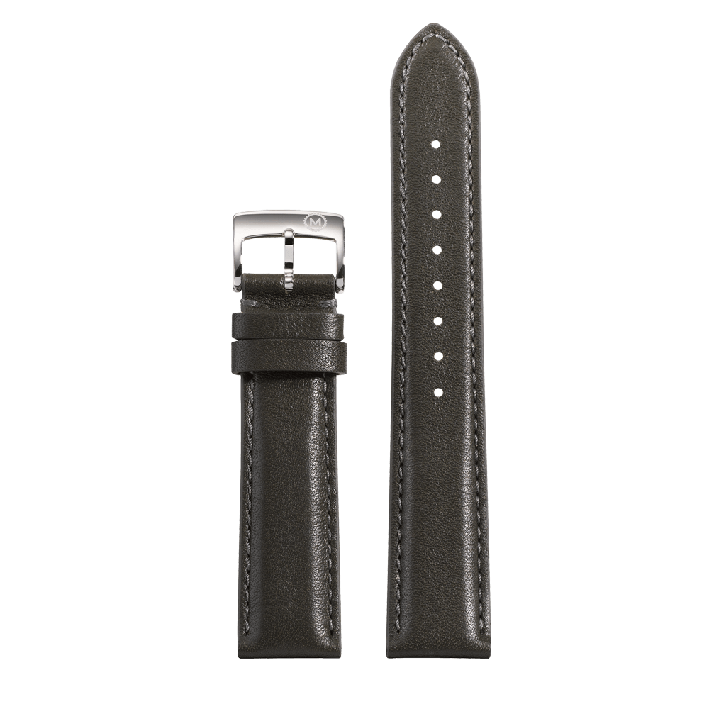 Charcoal Barenia Leather Strap (20mm) – Marloe Watch Company